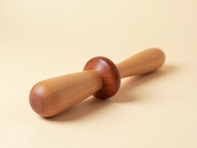 The Cherry Wood Turner, lighter wood with a broad, flat turning surface.